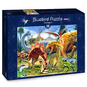 Blue Orange (70406) - Howard Robinson: "Dinosaurs" - 100 pieces puzzle