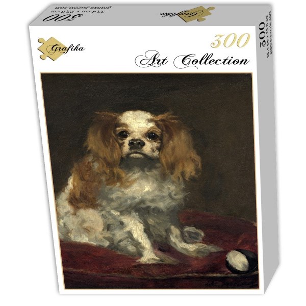Grafika (01708) - Edouard Manet: "A King Charles Spaniel, 1866" - 300 pieces puzzle