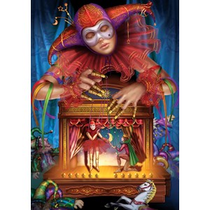 Art Puzzle (5077) - Ciro Marchetti: "Masked Puppeteer" - 500 pieces puzzle