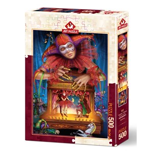 Art Puzzle (5077) - Ciro Marchetti: "Masked Puppeteer" - 500 pieces puzzle