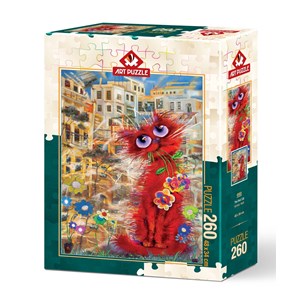 Art Puzzle (4582) - "Red Cat" - 500 pieces puzzle