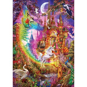 Art Puzzle (5075) - Ciro Marchetti: "Rainbow Castle" - 500 pieces puzzle