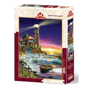 Art Puzzle (4210) - "The Lighthouse" - 500 pieces puzzle