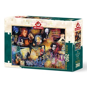 Art Puzzle (5031) - Bill Bell: "Music Lover" - 260 pieces puzzle