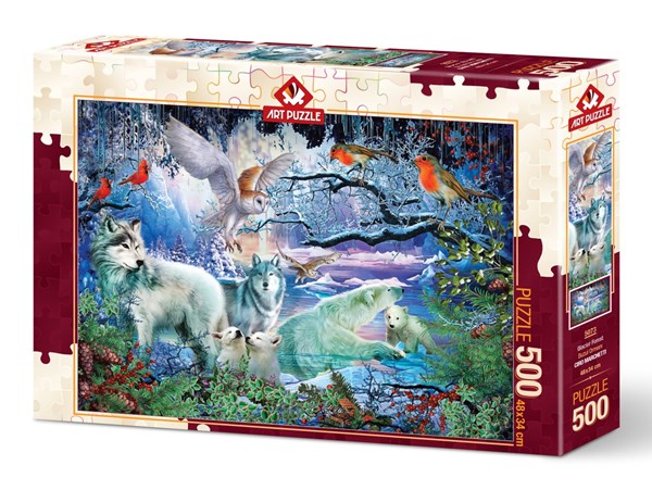 Art Puzzle (5073) - Ciro Marchetti: "Glacier Forest" - 500 pieces puzzle