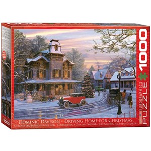 Eurographics (6000-0427) - Dominic Davison: "Driving Home for Christmas" - 1000 pieces puzzle