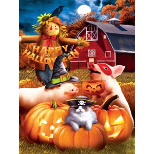 SunsOut (28810) - Tom Wood: "Happy Halloween" - 300 pieces puzzle