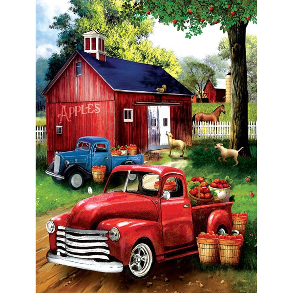 SunsOut (28716) - Tom Wood: "Apples for Sale" - 300 pieces puzzle