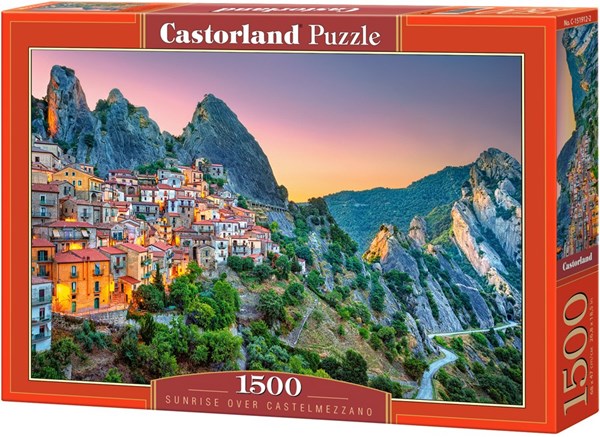 Castorland (151912) - "Sunrise over Castelmezzano" - 1500 pieces puzzle