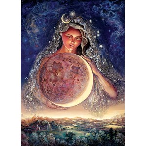 Art Puzzle (5011) - Josephine Wall: "Moon Goddess" - 1000 pieces puzzle