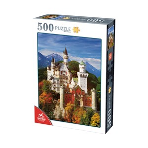Deico (76090) - "Neuschwanstein" - 500 pieces puzzle
