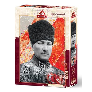 Art Puzzle (4377) - "Mustafa Kemal Atatürk" - 1000 pieces puzzle