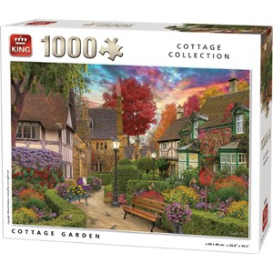 King International (55955) - "Cottage Garden" - 1000 pieces puzzle