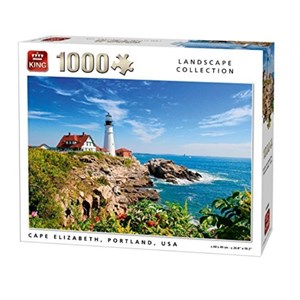 King International (05709) - "Cape Elizabeth, Portland" - 1000 pieces puzzle