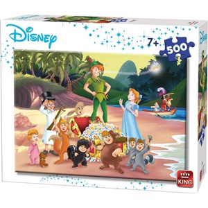 King International (55913) - "Disney, Peter Pan" - 500 pieces puzzle