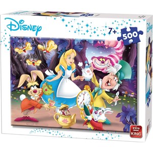 King International (55914) - "Disney, Alice in Wonderland" - 500 pieces puzzle