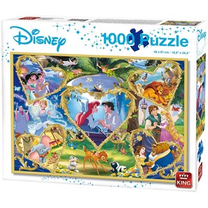 King International (55829) - "Disney, Movie Magic" - 1000 pieces puzzle