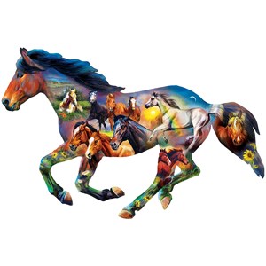 MasterPieces (72052) - "Wild Horse" - 1000 pieces puzzle