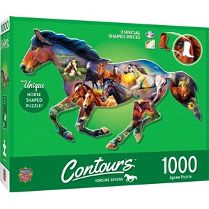 MasterPieces (72052) - "Wild Horse" - 1000 pieces puzzle