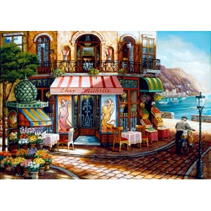 Bluebird Puzzle (70124) - "Chez Michelle" - 1000 pieces puzzle