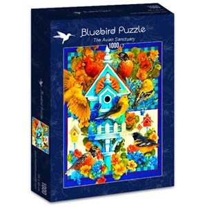 Bluebird Puzzle (70420) - David Galchutt: "The Avian Sanctuary" - 1000 pieces puzzle