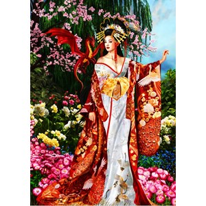 Bluebird Puzzle (70425) - Nene Thomas: "Sekkerastoya Queen of Silk" - 1000 pieces puzzle