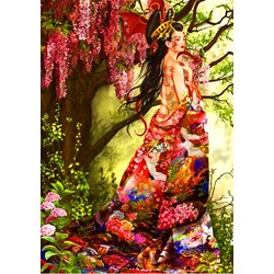 Bluebird Puzzle (70426) - Nene Thomas: "Silk" - 1000 pieces puzzle