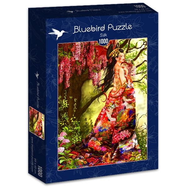 Bluebird Puzzle (70426) - Nene Thomas: "Silk" - 1000 pieces puzzle