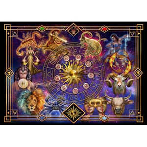Bluebird Puzzle (70123) - Ciro Marchetti: "Zodiac Montage" - 1000 pieces puzzle
