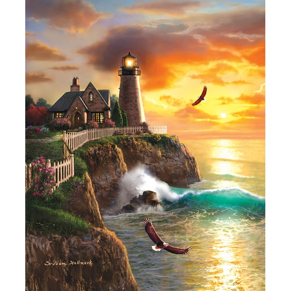 SunsOut (66034) - William Clayton Hallmark: "Eagle Ridge" - 1000 pieces puzzle