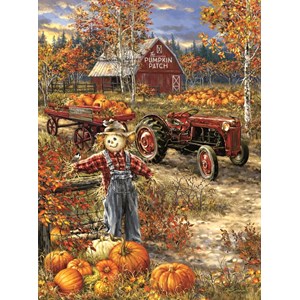 SunsOut (57144) - Dona Gelsinger: "The Pumpkin Patch Farm" - 1000 pieces puzzle