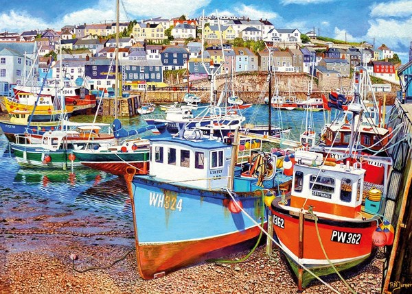 Gibsons (G6220) - "Mevagissey Harbour" - 1000 pieces puzzle