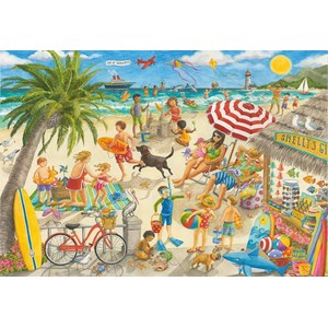 Ravensburger (10842) - "Sunshine at Shelly's" - 100 pieces puzzle