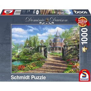 Schmidt Spiele (59618) - Dominic Davison: "Idyllic Landgut" - 1000 pieces puzzle