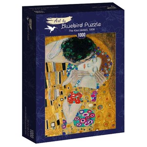Bluebird Puzzle (60079) - Gustav Klimt: "The Kiss, 1908" - 1000 pieces puzzle