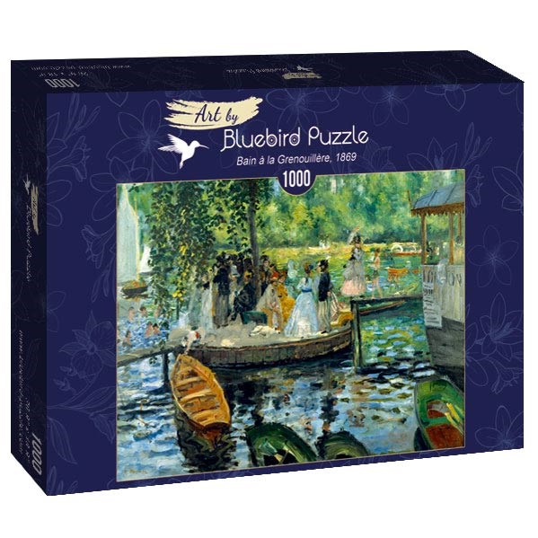 Bluebird Puzzle (60100) - Pierre-Auguste Renoir: "La Grenouillère, 1869" - 1000 pieces puzzle