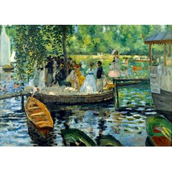 Bluebird Puzzle (60100) - Pierre-Auguste Renoir: "La Grenouillère, 1869" - 1000 pieces puzzle