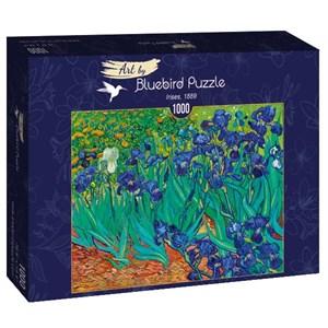 Bluebird Puzzle (60006) - Vincent van Gogh: "Irises, 1889" - 1000 pieces puzzle