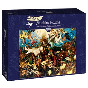 Bluebird Puzzle (60032) - Pieter Brueghel the Elder: "The Fall of the Rebel Angels, 1562" - 1000 pieces puzzle