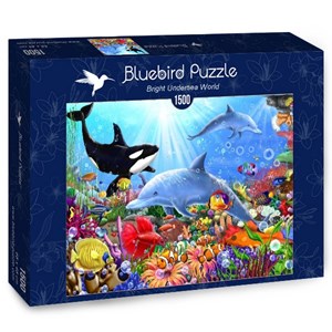 Bluebird Puzzle (70028) - Gerald Newton: "Bright Undersea World" - 1500 pieces puzzle