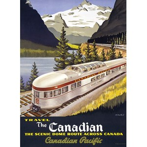 Eurographics (6000-0322) - "The Scenic Dome Route, 1955" - 1000 pieces puzzle
