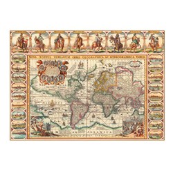 Dino (56115) - "Antique World Map" - 2000 pieces puzzle