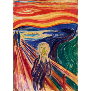 Bluebird Puzzle (60058) - Edvard Munch: "The Scream, 1910" - 1000 pieces puzzle