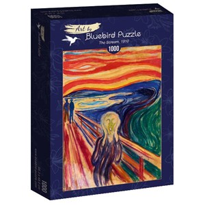 Bluebird Puzzle (60058) - Edvard Munch: "The Scream, 1910" - 1000 pieces puzzle
