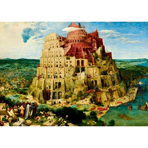 Bluebird Puzzle (60027) - Pieter Brueghel the Elder: "The Tower of Babel, 1563" - 1000 pieces puzzle