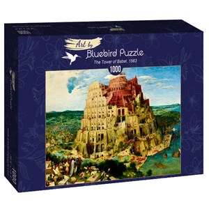 Bluebird Puzzle (60027) - Pieter Brueghel the Elder: "The Tower of Babel, 1563" - 1000 pieces puzzle