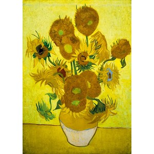 Bluebird Puzzle (60003) - Vincent van Gogh: "Sunflowers, 1889" - 1000 pieces puzzle