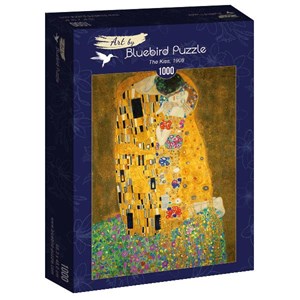 Bluebird Puzzle (60015) - Gustav Klimt: "The Kiss, 1908" - 1000 pieces puzzle