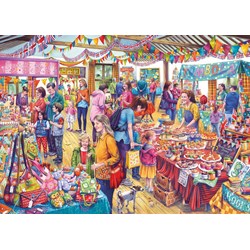 Gibsons (g6254) - Tony Ryan: "Village Tombola" - 1000 pieces puzzle