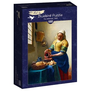 Bluebird Puzzle (60066) - Johannes Vermeer: "The Milkmaid, 1658" - 1000 pieces puzzle